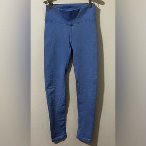 NWOT aerie Light Blue Ribbed Active Leggings size m